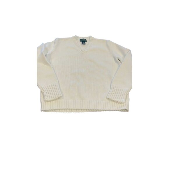 LAUREN RALPH LAUREN White sweater size L - Picture 1 of 13